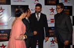 Manisha Koirala, Amitabh bachchan, Abhishek Bachchan at Big Star Entertainment Awards Red Carpet in Mumbai on 18th Dec 2014 (101)_5494039924bed.JPG