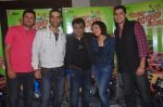 Ritesh Menon, Kushal Punjabi, Swanand Kirkire, Shilpa Shukla, Siddharth Sharma at Crazy Kukkad Family promotions in Mumbai on 26th Dec 2014 (13)_549e8483a2f3b.JPG