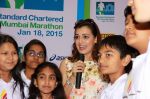 Dia Mirza supports Swades NGO for SCMM Marathon in Mumbai on 12th Jan 2015 (1)_54b4c00988edc.jpg