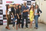 Rashmi Desai, Sagarika Ghatge, Riddhi Dogra, Rohit Shetty, Sana Khan, Asha Negi at Khatron Ke Khiladi press meet in Mumbai on 29th Jan 2015 (267)_54cb460971481.jpg