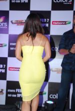 Sana Khan at Khatron Ke Khiladi press meet in Mumbai on 29th Jan 2015 (136)_54cb6b435d4cf.jpg