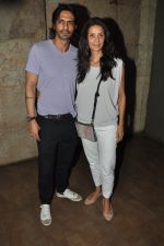 Arjun Rampal & Mehr Rampal at Roy Screening in Mumbai on 12th Feb 2015 (113)_54ddf48f34dff.jpg