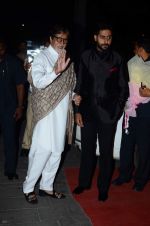 Amitabh Bachchan, Abhishek Bachchan at Tulsi Kumar_s wedding reception in Sahara Star, Mumbai on 2nd March 2015 (63)_54f5aad2cff7b.JPG
