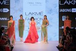Aditi Rao Hydari walks the ramp for Frou Frou at Lakme Fashion Week 2015 Day 1 on 18th March 2015 (156)_550a9c6613840.JPG