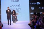 Model walks the ramp for HUEMN Show at Lakme Fashion Week 2015 Day 1 on 18th March 2015 (147)_550aa37adc0a2.JPG