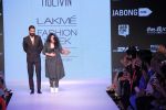 Model walks the ramp for HUEMN Show at Lakme Fashion Week 2015 Day 1 on 18th March 2015 (148)_550aa37e02920.JPG