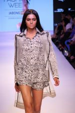 Model walks the ramp for HUEMN Show at Lakme Fashion Week 2015 Day 1 on 18th March 2015 (55)_550aa2910cc2a.JPG