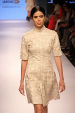 Model walks the ramp for ILK Show at Lakme Fashion Week 2015 Day 1 on 18th March 2015 (46)_550aa297f09e5.JPG