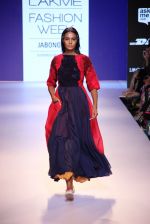Model walks the ramp for KaSha Show at Lakme Fashion Week 2015 Day 1 on 18th March 2015 (2)_550aa269c3b70.JPG