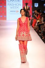 Model walks the ramp for Yogesh Chaudhry Show at Lakme Fashion Week 2015 Day 1 on 18th March 2015 (37)_550aace99c2a9.JPG
