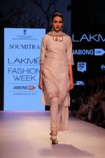Model walks the ramp for Marg By Soumitra Show at Lakme Fashion Week 2015 Day 2 on 19th March 2015 (2)_550c06545aaa9.JPG
