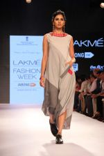 Model walks the ramp for Mayank and Shraddha Nigam Show at Lakme Fashion Week 2015 Day 2 on 19th March 2015 (56)_550c07414b77e.JPG