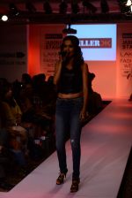 Sarah Jane Dias walks the ramp for Killer and Easies Show at Lakme Fashion Week 2015 Day 2 on 19th March 2015 (132)_550c05e89a277.JPG