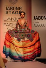 Model walk the ramp for Neha Aggarwal Show at Lakme Fashion Week 2015 Day 5 on 22nd March 2015 (24)_550ff50bac3a1.JPG