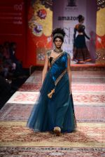 Model walk the ramp for JJ Valaya on day 1 of Amazon India Fashion Week on 25th March 2015 (154)_5513cf2b8def6.JPG