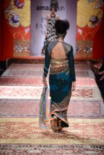 Model walk the ramp for JJ Valaya on day 1 of Amazon India Fashion Week on 25th March 2015 (184)_5513cfaa2c422.JPG