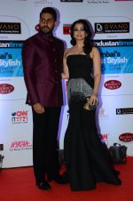 Abhishek Bachchan, Aishwarya Rai Bachchan at HT Mumbai_s Most Stylish Awards 2015 in Mumbai on 26th March 2015 (1112)_55154273d5db1.JPG