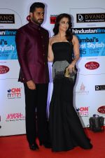 Abhishek Bachchan, Aishwarya Rai Bachchan at HT Mumbai_s Most Stylish Awards 2015 in Mumbai on 26th March 2015 (1148)_55154289adcce.JPG