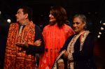 Jaya Bachchan, Sonakshi Sinha, Shatrughan Sinha at Manish Malhotra presents Mijwan-The Legacy in Grand Hyatt, Mumbai on 4th April 2015 (375)_55212a1893ac0.JPG