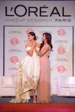 Katrina Kaif and Sonam Kapoor with l_oreal Paris unveil Matte or Gloss as the beauty trend for Cannes 2015 on 25th april 2015 (137)_553c92d78182e.JPG