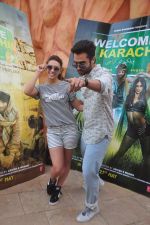 Jackky Bhagnani, Lauren Gottlieb at Welcome to Karachi promotions in Water Kingdom on 26th April 2015 (69)_553de0af1d53e.JPG