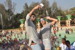 Jackky Bhagnani, Lauren Gottlieb at Welcome to Karachi promotions in Water Kingdom on 26th April 2015 (95)_553de063c3426.JPG