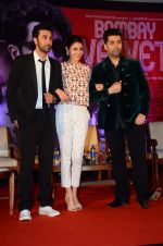 Anushka Sharma, Ranbir Kapoor, Karan Johar at Bombay Velvet press meet in Taj Lands End on 27th April 2015 (70)_553f2ecf7334c.JPG