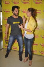 Jackky Bhagnani & Lauren Gottlieb at Radio Mirchi for promotion of Welcome to Karachi_553f243d2c8dc.jpg