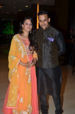 Anita Hasnandani with her husband at Karan Patel and Ankita Engagement and Sangeet Celebration in Novotel Hotel, Juhu on 1st May 2015_5544c69b4f01c.jpg