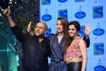 Sonakshi Sinha, Shalmali Kholgade, Vishal Dadlani at the launch of Indian Idol Junior on 21st May 2015 (88)_555ef8b370dec.JPG