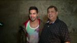 Varun Dhawan, David Dhawan at Dil Dhadakne Do screening in Lightbox on 1st June 2015 (10)_556d590335feb.jpg