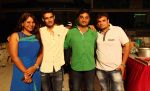 Preet Kaur (EP), Sahil Surani, Vipul Patel & Amin Surani at Iftaar party during the shoot of Surani Pictures  _Chalk N Duster_._5597ab63565a9.jpg