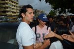 Jacqueline Fernandez at Dino Morea_s free public gym launch in marine Drive on 15th July 2015 (1)_55a772a397e74.JPG