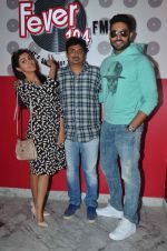 Abhishek Bachchan, Asin Thottumkal and Umesh Shukla at Radio Mirchi studio for promotion of their film All is well in Lower Parel on 20th july 2015 (19)_55adedbef3d8b.JPG