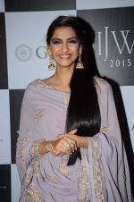 Sonam Kapoor walk the ramp for Shyamal bhumika Grand Finale Show at IIJW 2015 on 6th Aug 2015 (103)_55c46360a4bd2.JPG