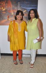 Amisha Mehta and Neeta Pathare at Paramesh Paul_s art show inauguration at Jehangir Art Gallery_55d432b982d2d.jpg