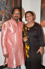 Artists Paramesh Paul and Kiran Chopra at Paramesh_s art show inauguration_55d432ba95702.jpg