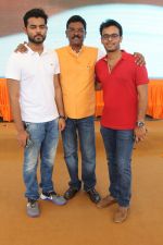MLA Pratap Sarnaik with son Vihang & Purvesh Sarnaik at the _Sanskriti Dahikala Utsav_ organised by MLA Pratap Sarnaik at Vartak Nagar in Thane_55ee7c21d8ab5.JPG