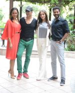 Lara Dutta, Akshay Kumar, Amy Jackson, Prabhu Deva at Singh is Bling press meet in Delhi on 28th Sept 2015 (80)_56093f85132ed.jpg