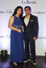 Mr. Avinash Singh, owner of La Ruche with wife Shallu at the Six Months Completion Celebration of La Ruche, Bandra_561b60bf1e147.JPG