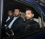 Varun Aaron Chiteshwar Pujara Murali Vijay at Geeta Basra and Harbhajan Singh_s wedding reception on 1st Nov 2015_5637092e8c499.jpg