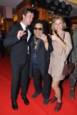 Egor Koreshkov, Bappi Lahiri and Arina Borisova at the Russian Film Days inauguration at Osianama in Liberty Cinema_564ae79e96728.jpg