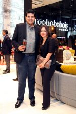 Samvit Tara, Managing Director, Roche Bobois India with wife Alesha Tara at Roche Bobois launch in Bangalore_565b388e3766c.JPG