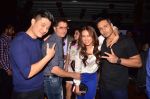 Chang Iqbal Khan Sana Khan at The Ahmedabad Express Team Party Launch on 21st Jan 2016_56a1c0c011840.jpg