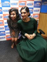 Guest RJ Sonam Kapoor with RJ Sucharita at Radio City 91.1 FM to promote her  film Neerja_56c6f3514c067.jpg