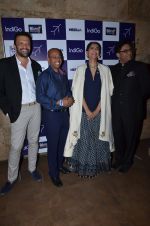 Sonam Kapoor, Atul Kasbekar, Ram Madhvani at Neerja screening with air hostess of Indigo in Mumbai on 18th Feb 2016 (63)_56c6ec686fa94.JPG