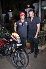 Sanjay Dutt snapped with the tatoo unique fan on 5th March 2016 (16)_56dc1cbe870f9.JPG