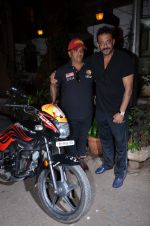 Sanjay Dutt snapped with the tatoo unique fan on 5th March 2016 (19)_56dc1cc188326.JPG