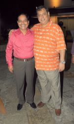 Ganesh Jain with David Dhawan at the first cinematic co- production of Iran & Indian Bollywood film Salaam Mumbai on 12th March 2016_56e53a00514cd.JPG