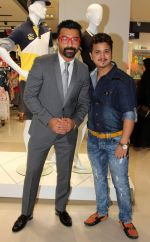 Ajaz Khan & Sheehan Dixit (Madhuri Dixit_s nephew) at the launch of Reliance Trends Store at infinity 2, Malad, Mumbai._56f69c09cc752.jpg